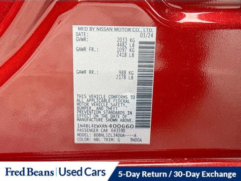 Used 2024 Nissan Altima 2.5 SL image 36