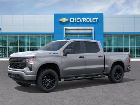 New 2026 Chevrolet Silverado 1500 Custom w/ Turbomax Blackout Package image 2