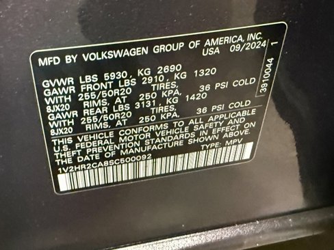 Used 2025 Volkswagen Atlas SE image 56