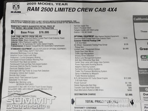 New 2025 RAM 2500 Limited image 74