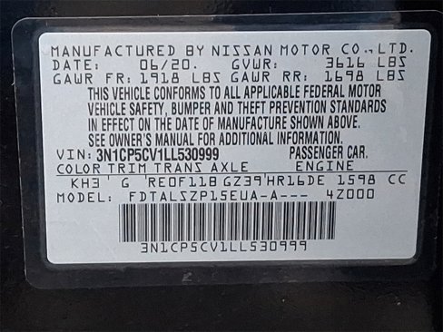 Used 2020 Nissan Kicks SV image 27