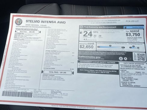 New 2025 Alfa Romeo Stelvio Sprint image 51