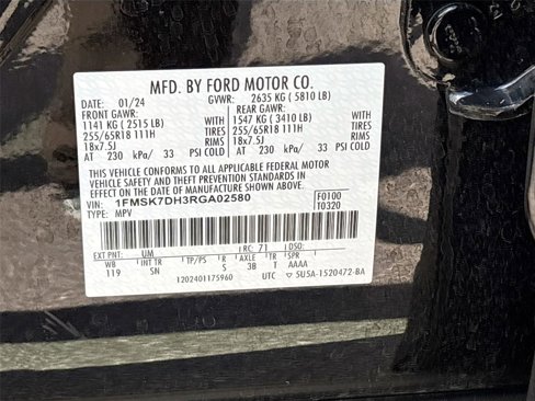Used 2024 Ford Explorer XLT w/ Equipment Group 202A image 37