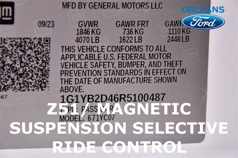 Used 2024 Chevrolet Corvette Stingray Preferred Cpe w/ Z51 Performance Package image 13