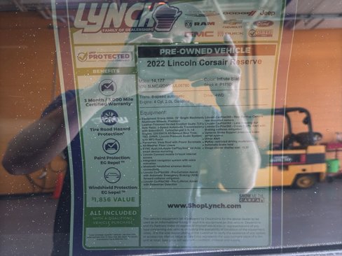 Used 2022 Lincoln Corsair Reserve image 39