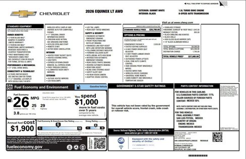 New 2026 Chevrolet Equinox LT w/ Convenience Package II image 5