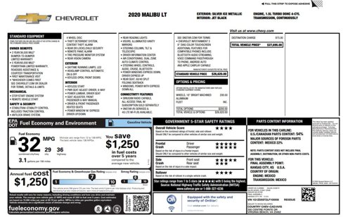 Used 2020 Chevrolet Malibu LT image 22