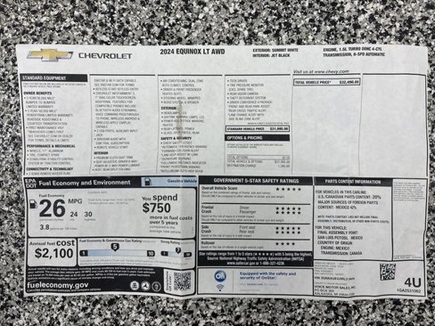 Used 2024 Chevrolet Equinox LT image 52