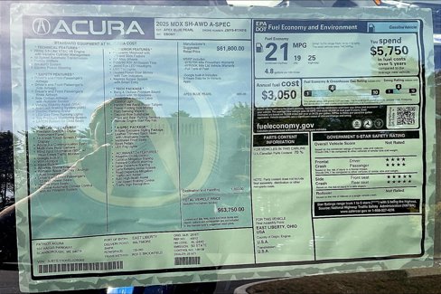 New 2026 Acura MDX SH-AWD w/ Advance Package image 14