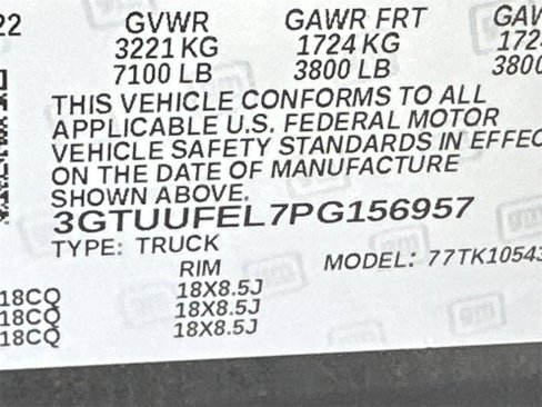 Used 2023 GMC Sierra 1500 AT4X image 34