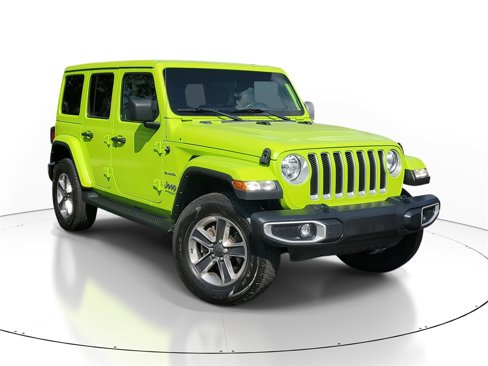 Used 2021 Jeep Wrangler Unlimited Sahara w/ Uconnect 4C Nav & Sound Group image 1