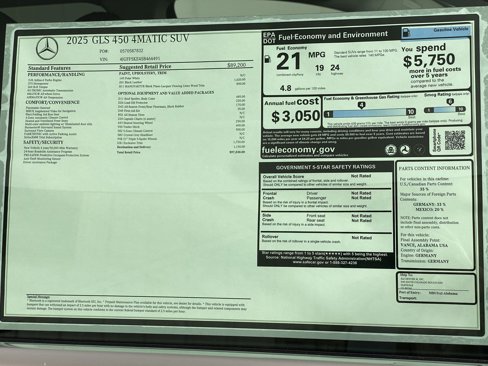 New 2025 Mercedes-Benz GLS 450 4MATIC image 35