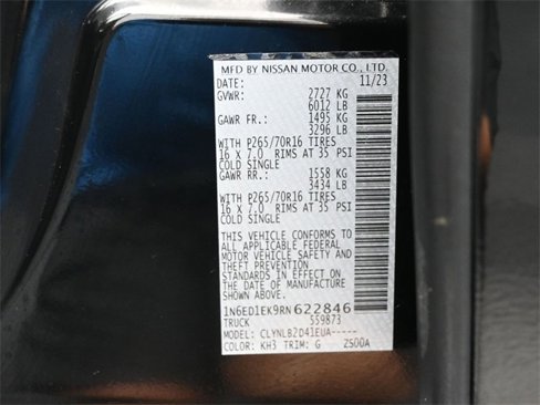 Used 2024 Nissan Frontier SV image 43