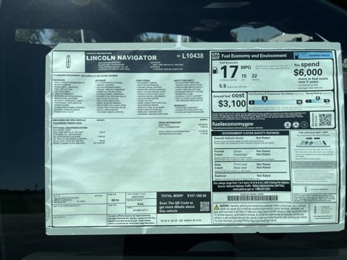 New 2025 Lincoln Navigator Reserve w/ Jet Appearance Package image 17