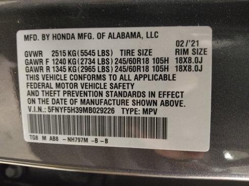 Used 2021 Honda Pilot EX image 33