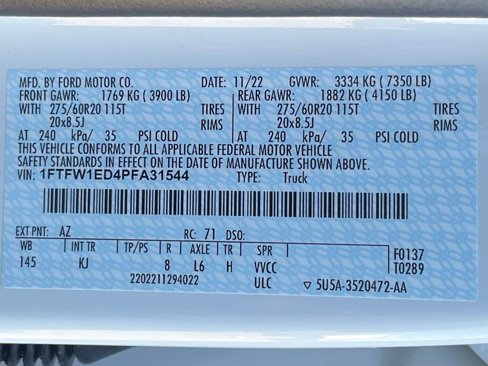 Certified 2023 Ford F150 King Ranch w/ Equipment Group 601A High image 64