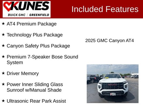 New 2025 GMC Canyon AT4 w/ Technology Plus Package image 3