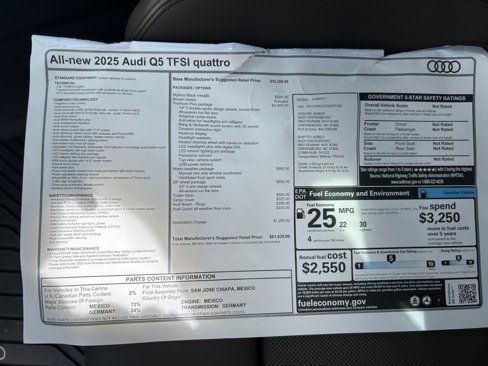 New 2025 Audi Q5 Premium Plus image 33