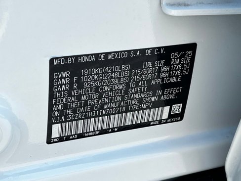 New 2026 Honda HR-V LX image 42