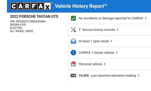 Used 2022 Porsche Taycan GTS image 4