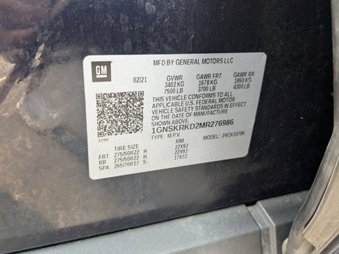 Used 2021 Chevrolet Tahoe RST w/ Luxury Package image 23