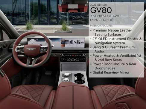 New 2026 Genesis GV80 3.5T Prestige image 15