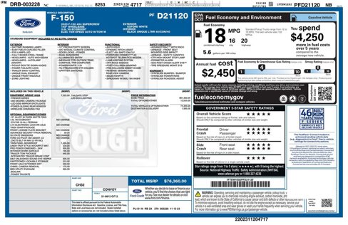 Used 2023 Ford F150 Tremor w/ Equipment Group 402A High image 12