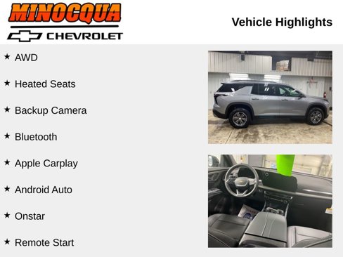 New 2026 Chevrolet Traverse LT w/ LPO, Floor Liner Package image 2