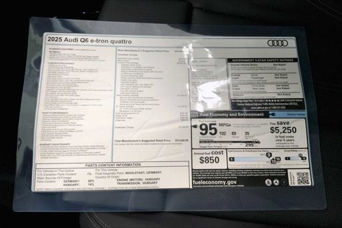 New 2025 Audi Q6 e-tron Premium Plus image 21