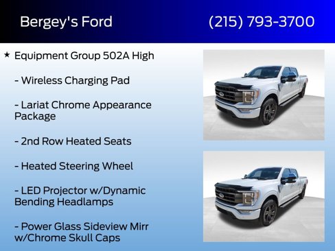Certified 2022 Ford F150 Lariat w/ Equipment Group 502A High image 9