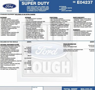 New 2025 Ford F250 King Ranch w/ Chrome Package image 2