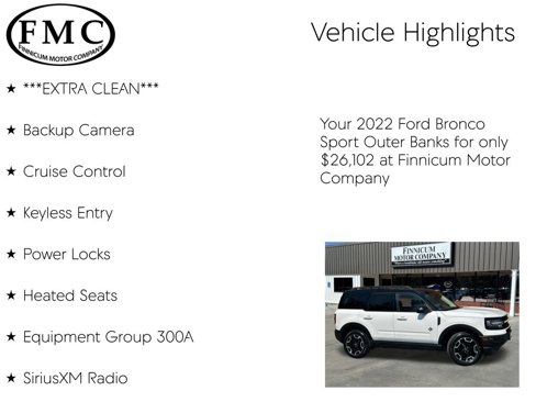 Used 2022 Ford Bronco Sport Outer Banks image 5