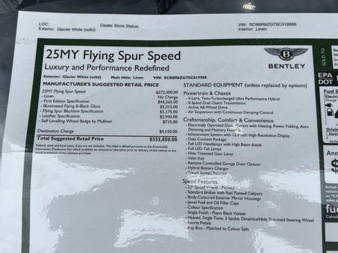 New 2025 Bentley Flying Spur Plug-In Hybrid image 66