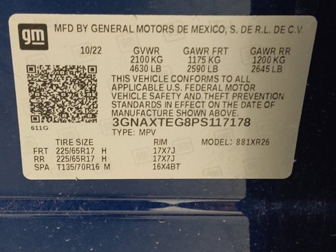 Used 2023 Chevrolet Equinox LT w/ LPO, Floor Liner Package image 33
