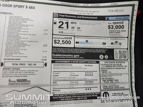 New 2025 Jeep Wrangler Sport S image 38