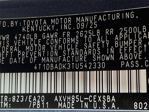 New 2026 Toyota Camry SE image 24