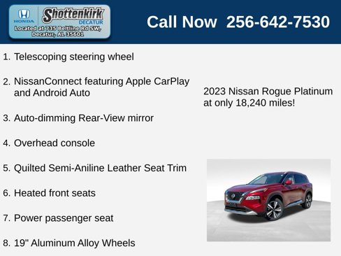 Used 2023 Nissan Rogue Platinum w/ Platinum Premium Package image 25