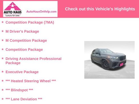 Used 2021 BMW X5 M w/ Competition Package image 3