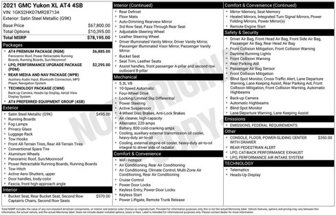 Used 2021 GMC Yukon XL AT4 w/ AT4 Premium Package image 6