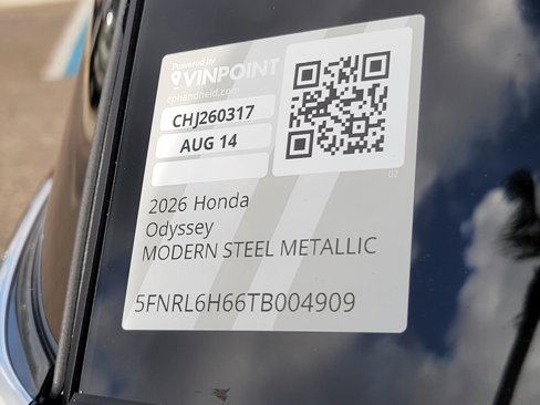 New 2026 Honda Odyssey EX-L image 12
