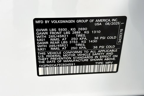 New 2026 Volkswagen Atlas SEL Premium R-Line image 28