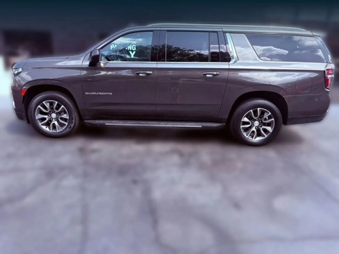 Used 2021 Chevrolet Suburban LT w/ Rear Media and Nav Package image 2