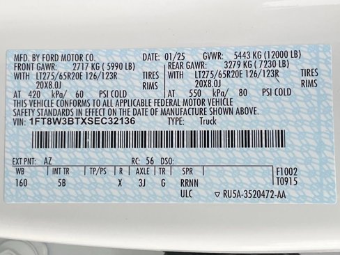 Used 2025 Ford F350 Lariat w/ Black Appearance Package image 66