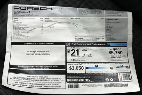 New 2025 Porsche Panamera 4 image 45