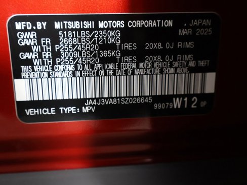 New 2025 Mitsubishi Outlander SE image 54