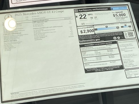 New 2025 Mercedes-Benz AMG GT 43 image 29