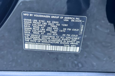 New 2026 Volkswagen Atlas SE image 26