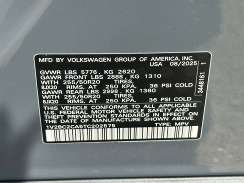 New 2026 Volkswagen Atlas Cross Sport SEL image 19