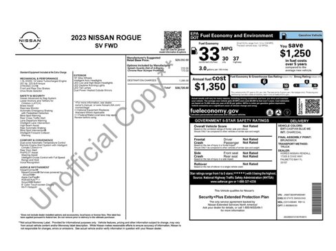 Used 2023 Nissan Rogue SV image 38