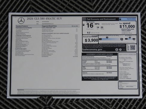 New 2026 Mercedes-Benz GLS 580 4MATIC image 9
